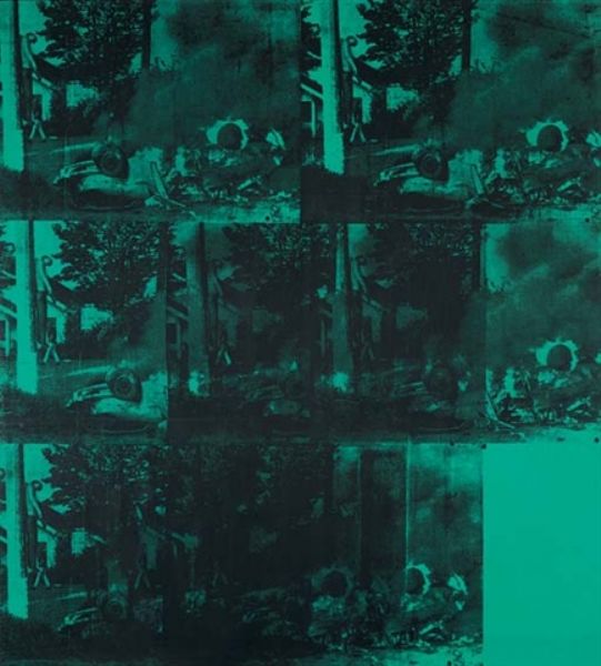 Green Car Crash (Green Burning Car I)