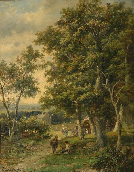 Cottage Amongst Trees