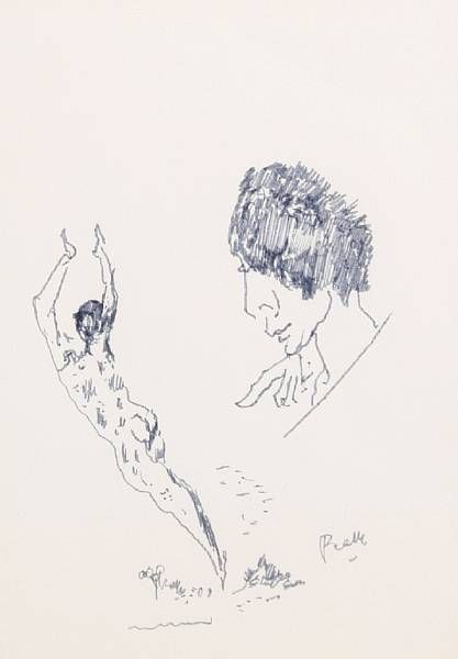 Male study sketches
