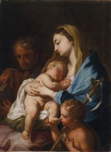 The Holy Family with the Infant Baptist