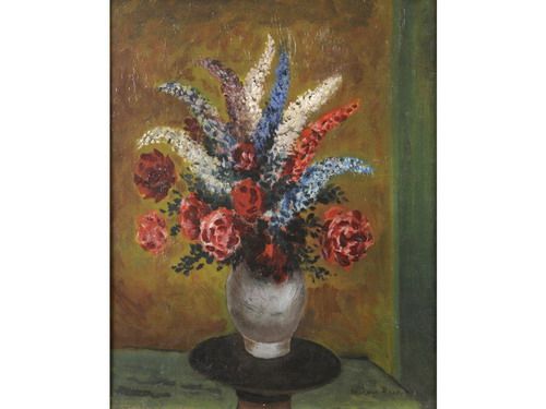A VASE OF FLOWERS