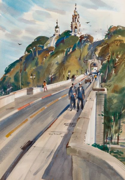 Cabrillo Bridge, Balboa Park, San Diego