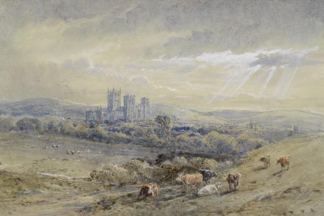 Gloucester Cathedral; The Birdlip Escarpment, a pair