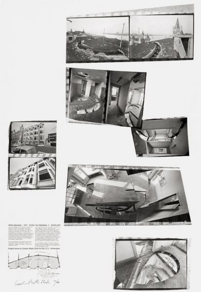 Office Baroque - 1977 Ernest Van Dijckkaai, 1 -Antwerpen. Project by Gordon Matta-Clark for the I.C.C. Antwerpen
