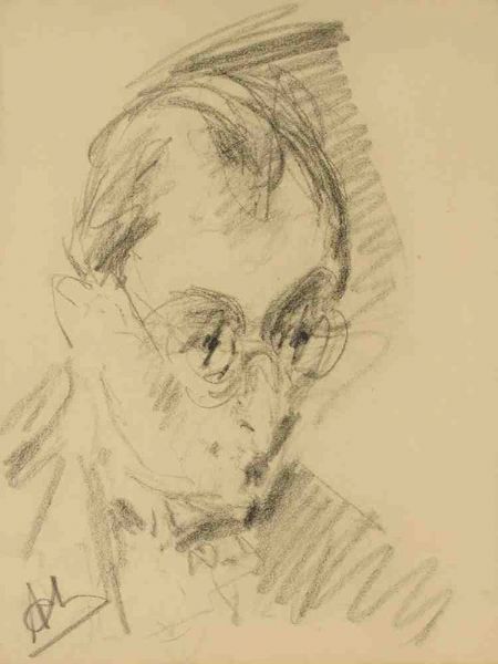 Homme au lorgnon.