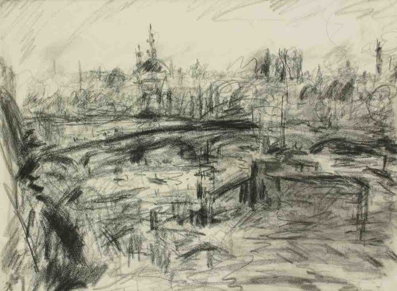 Paysage au clocher.