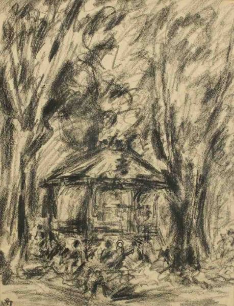 Le kiosque.