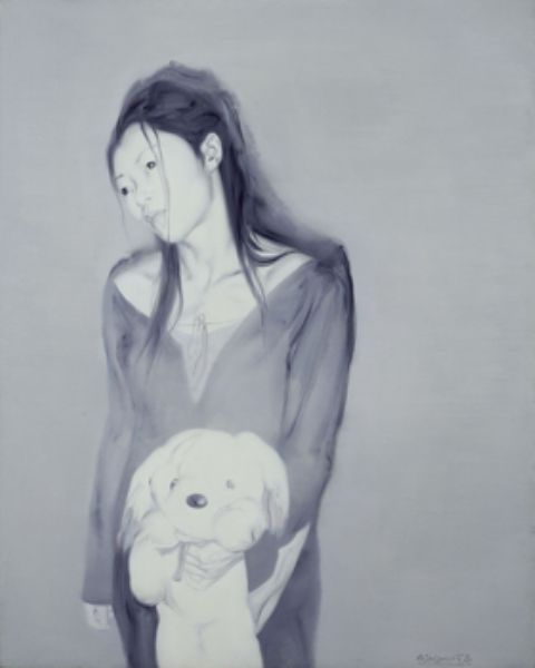 A Girl and a Toy