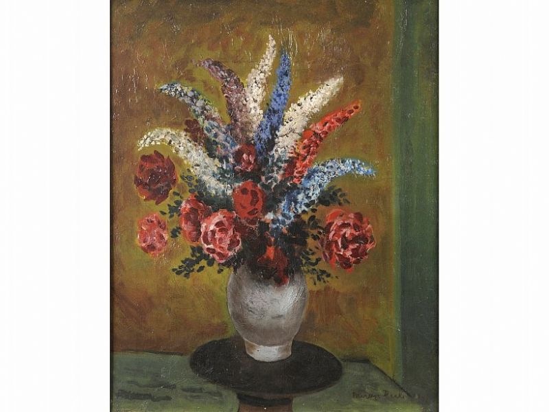 A VASE OF FLOWERS