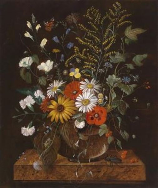 Flower Piece with Spring Flowers