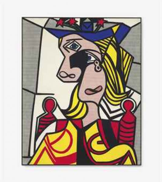 Woman with Flowered Hat