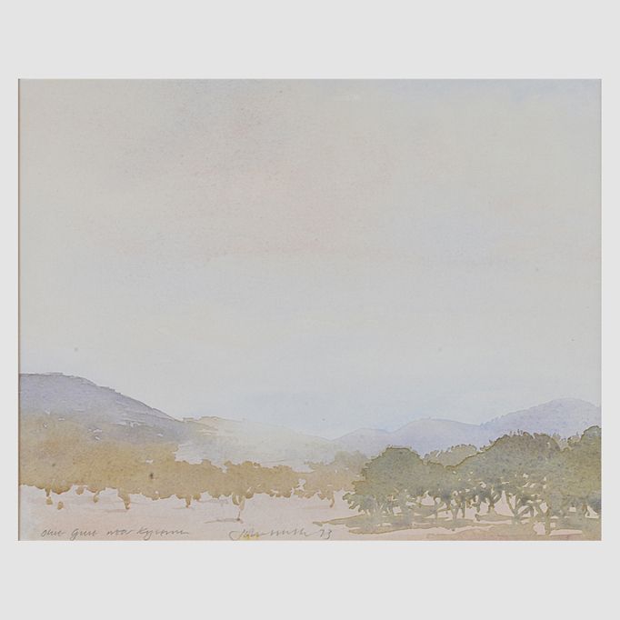 THE OLIVE GROVE NEAR KYRENIA' & 'A ROAD THROUGH THE WILDERNESS'