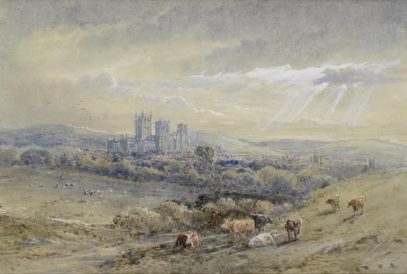 Gloucester Cathedral; The Birdlip Escarpment, a pair