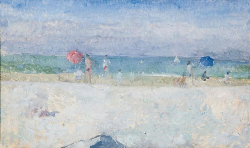 Figures on the Beach