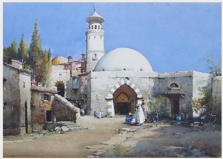 MARKET OUTSIDE A MOSQUE