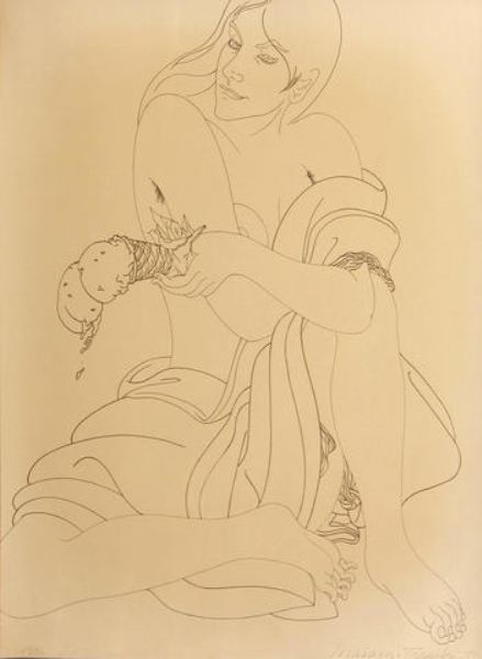 Woman with Ice Cream Cone