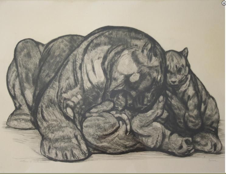 LIONNE AVEC SES PETITS