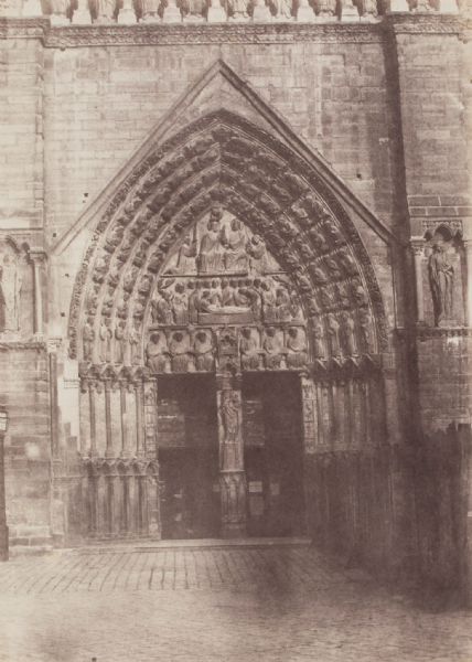 Notre Dame de Paris, View of the Main Entrance