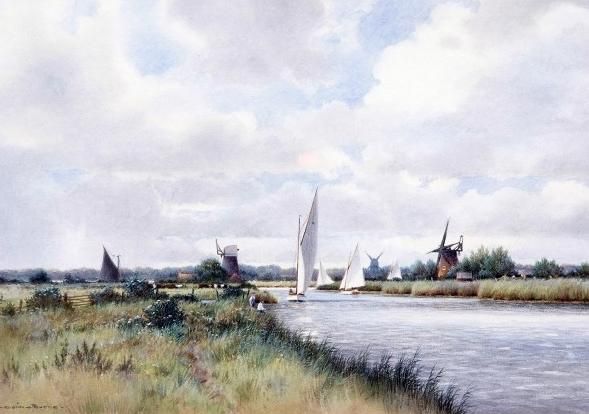 The River Bure Looking Towards Thurne