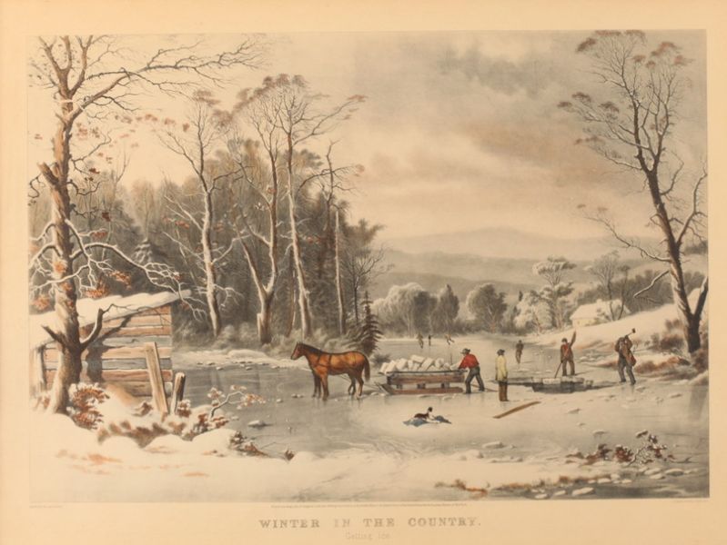 WINTER IN THE COUNTRY: GETTING ICE