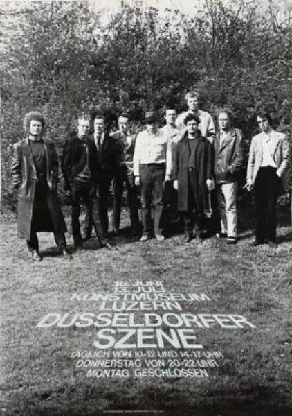 Poster from Kunstmuseum Luzern, Düsseldorfer Szene