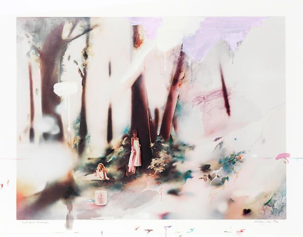 Soft Pink Landscape