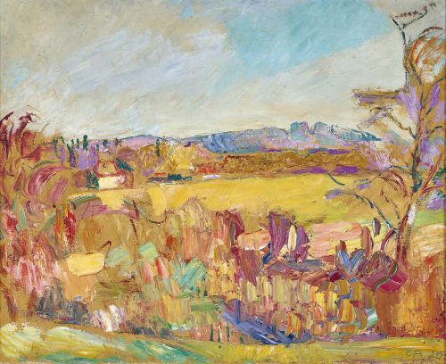 "Gelbe Landschaft".