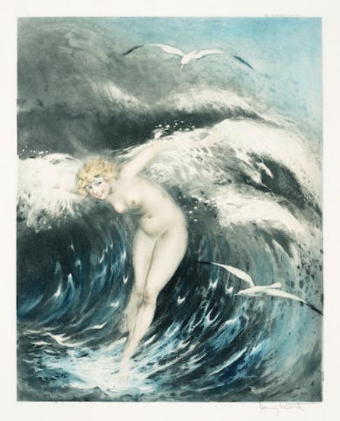 Venus in the Waves (dark blue)