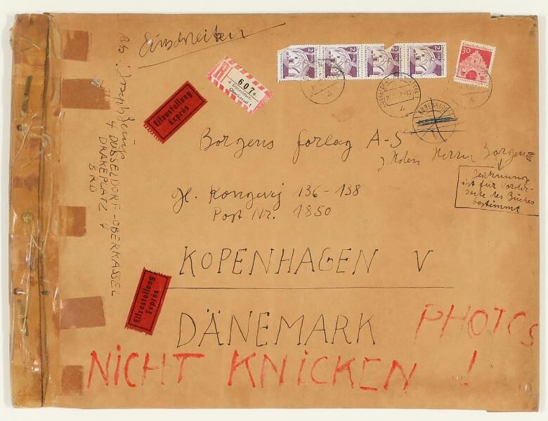Envelope from Joseph Beuys to Jarl Borgen