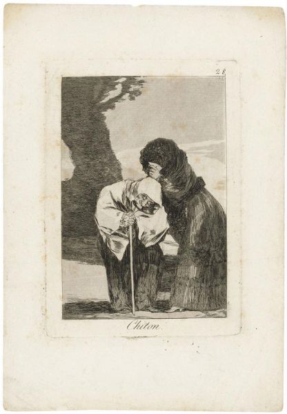 Chiton, Plate 28 from: Los Caprichos