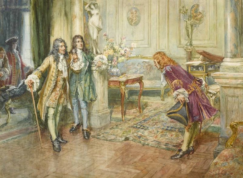 A GENTLEMAN PRESENTS HIMSELF