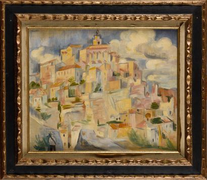 Le peintre devant Gordes