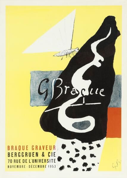 Exhibition poster - Braque Graveur