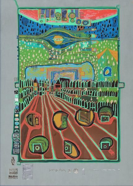 “Straße der Überlebenden”, 1971–72. From the series “Look at it on a rainy day”.