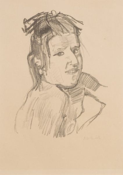 Madchen Mit Haarmasche (W. & W. 256)