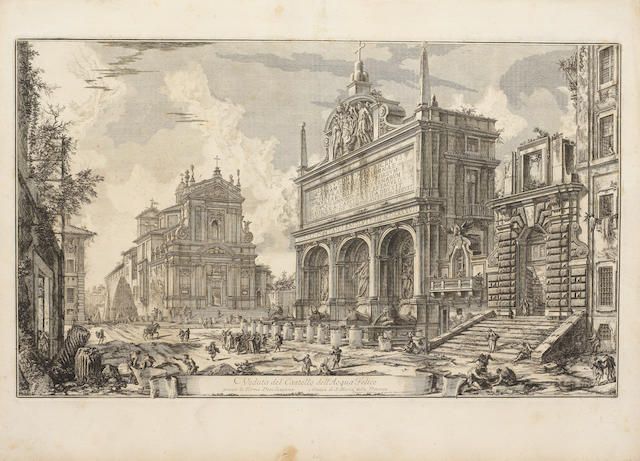 Seven Plates, from Vedute di Roma
