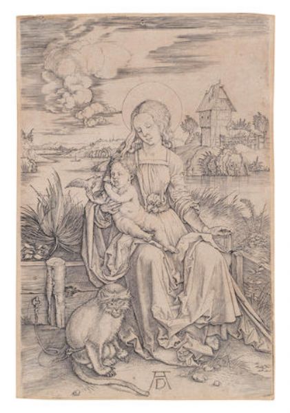 The Virgin and Child with a Monkey