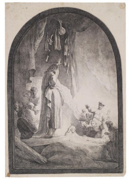 The Raising of Lazarus: The Larger Plate