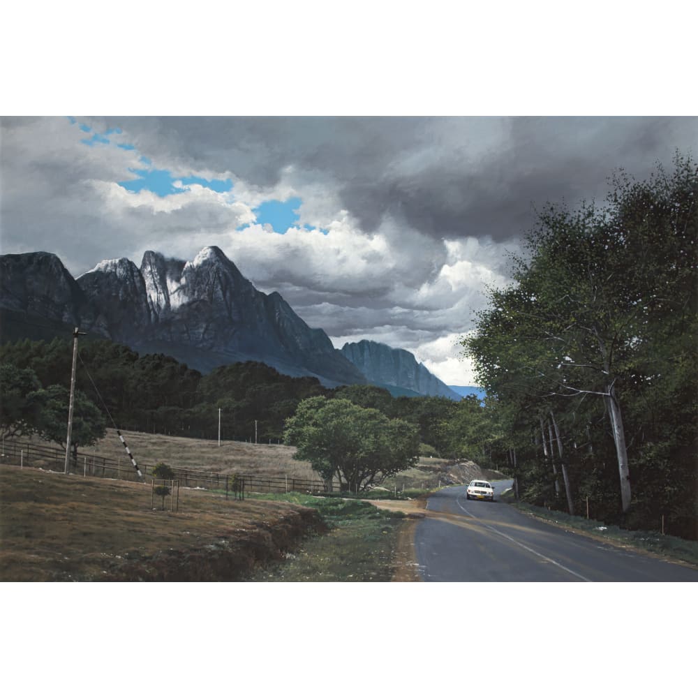 Road Towards Jonkershoek Nature Reserve