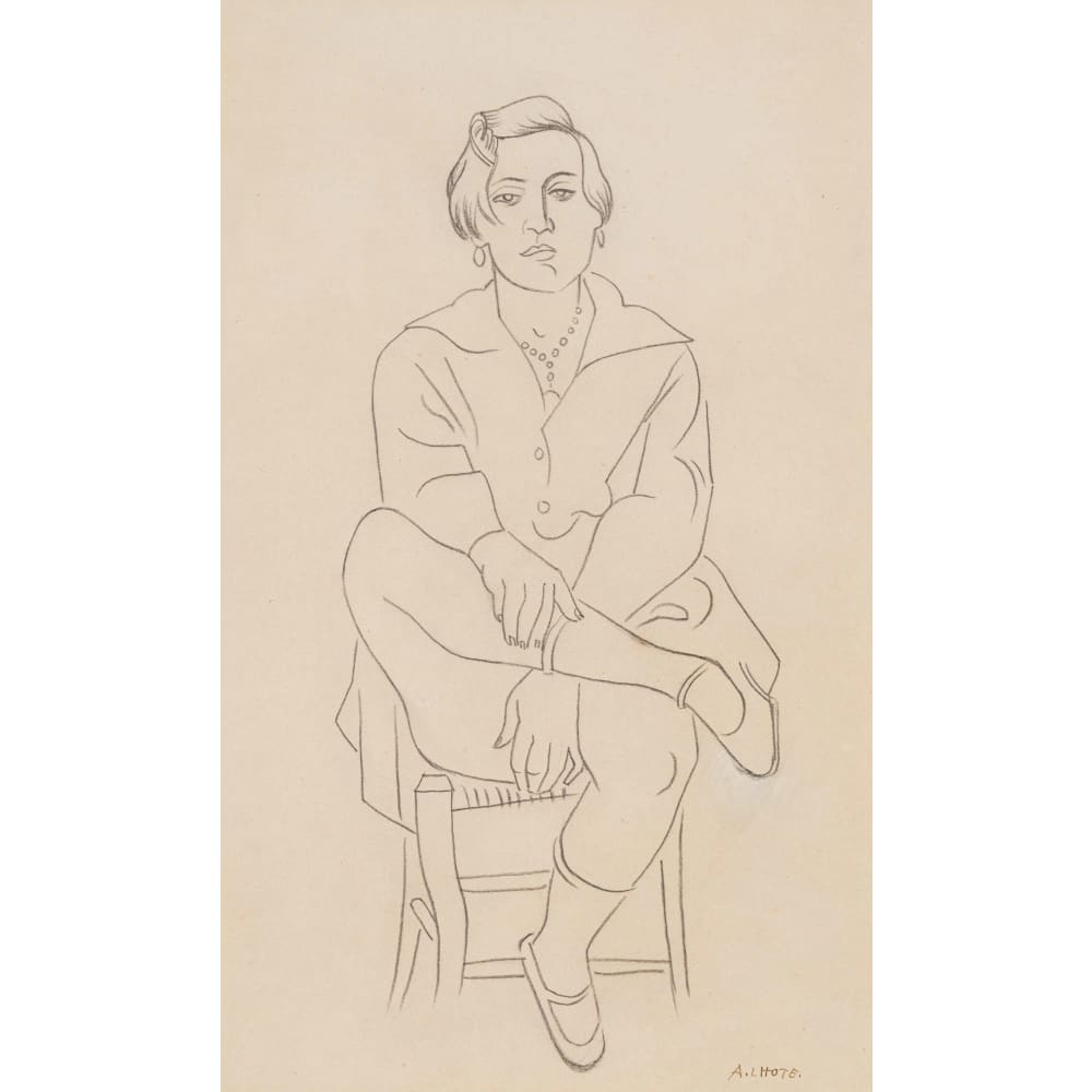 A Girl Sitting