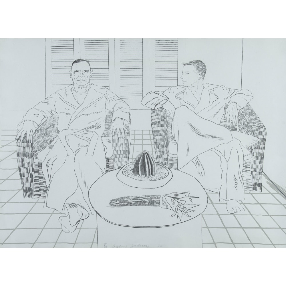 Christopher Isherwood and Don Bachardy (S.A.C. 186)