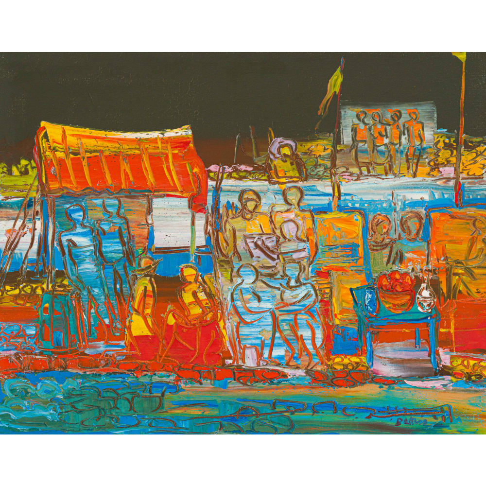 Market on a Waterway
